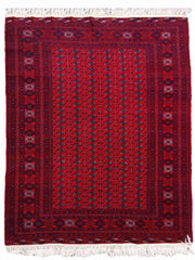 282 x 194 cm Red Afghan Tribal Red Large Rug - Rugmaster