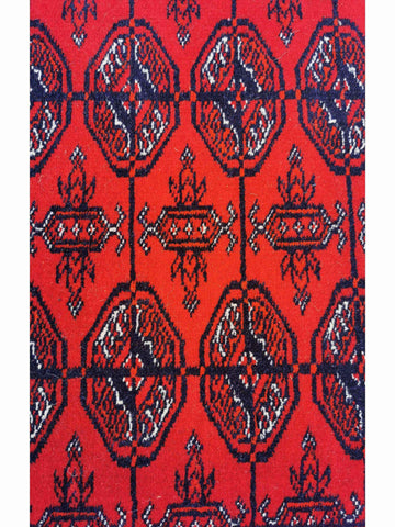 282 x 194 cm Red Afghan Tribal Red Large Rug - Rugmaster