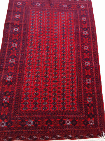 282 x 194 cm Red Afghan Tribal Red Large Rug - Rugmaster