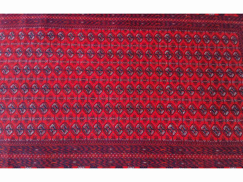 282 x 194 cm Red Afghan Tribal Red Large Rug - Rugmaster