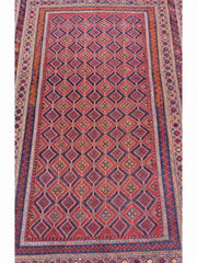 282 x 197 cm Mushwani Tribal Red Large Rug - Rugmaster