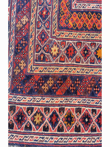 282 x 197 cm Mushwani Tribal Red Large Rug - Rugoutlet