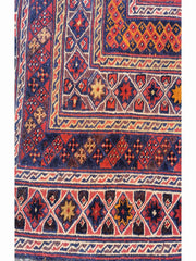 282 x 197 cm Mushwani Tribal Red Large Rug - Rugmaster