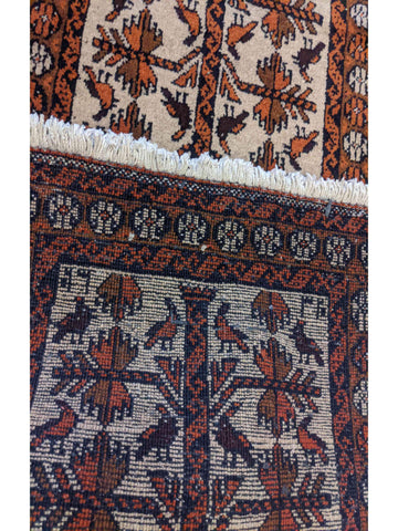 282 x 54 cm Persian Baluch Traditional Red Rug - Rugoutlet
