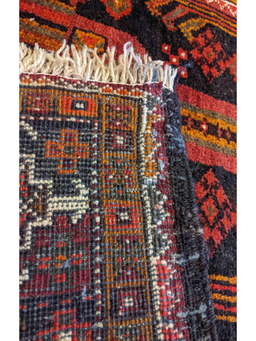 283 x 123 cm Persian Baluch Tribal Red Large Rug - Rugoutlet