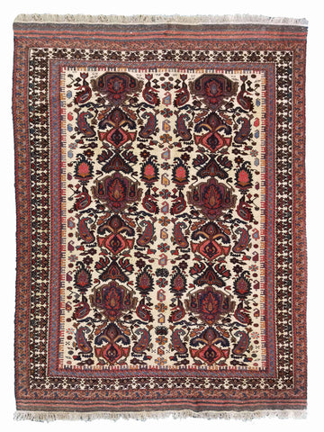 283 x 210 cm Mushwani Traditional Beige Large Rug - Rugmaster