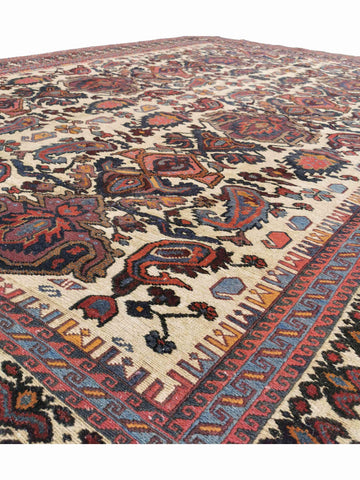 283 x 210 cm Mushwani Traditional Beige Large Rug - Rugmaster