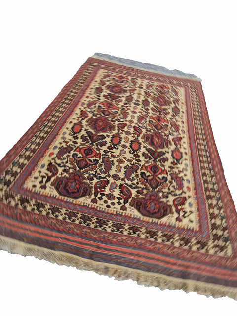 283 x 210 cm Mushwani Traditional Beige Large Rug - Rugmaster