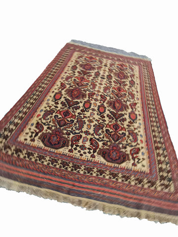 283 x 210 cm Mushwani Traditional Beige Large Rug - Rugmaster