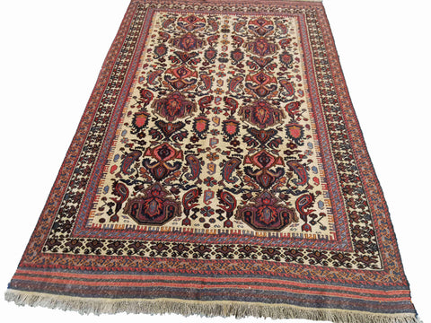 283 x 210 cm Mushwani Traditional Beige Large Rug - Rugmaster