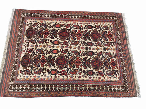 283 x 210 cm Mushwani Traditional Beige Large Rug - Rugmaster