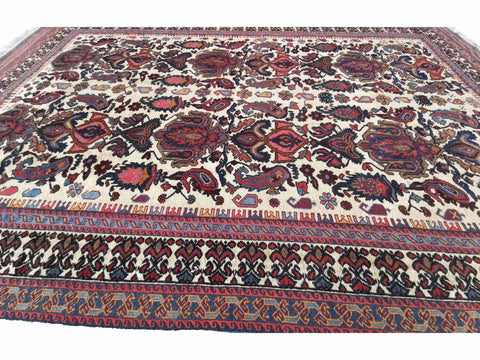 283 x 210 cm Mushwani Traditional Beige Large Rug - Rugmaster