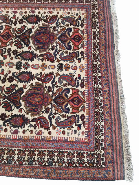283 x 210 cm Mushwani Traditional Beige Large Rug - Rugmaster
