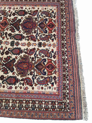 283 x 210 cm Mushwani Traditional Beige Large Rug - Rugmaster