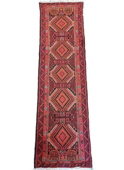 283 x 64 cm Persian Baluch Traditional Red Rug - Rugoutlet