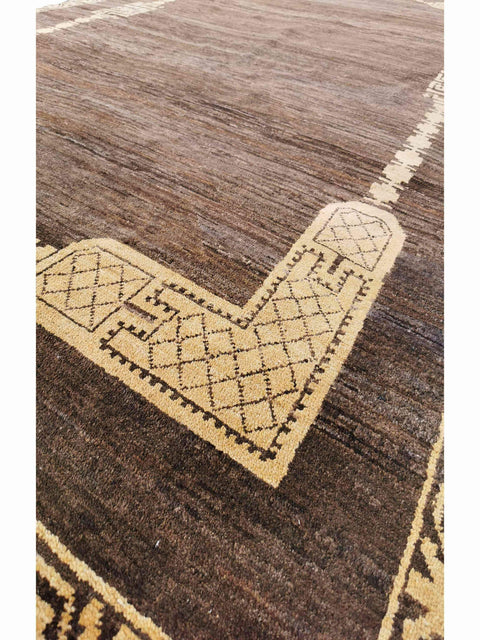 284 x 180 cm Contemporary Brown Large Rug - Rugoutlet