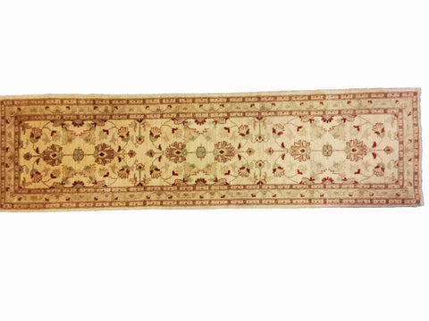 285 x 078 cm Ziegler Runner Antique Yellow Rug - Rugmaster
