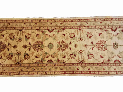 285 x 078 cm Ziegler Runner Antique Yellow Rug - Rugmaster