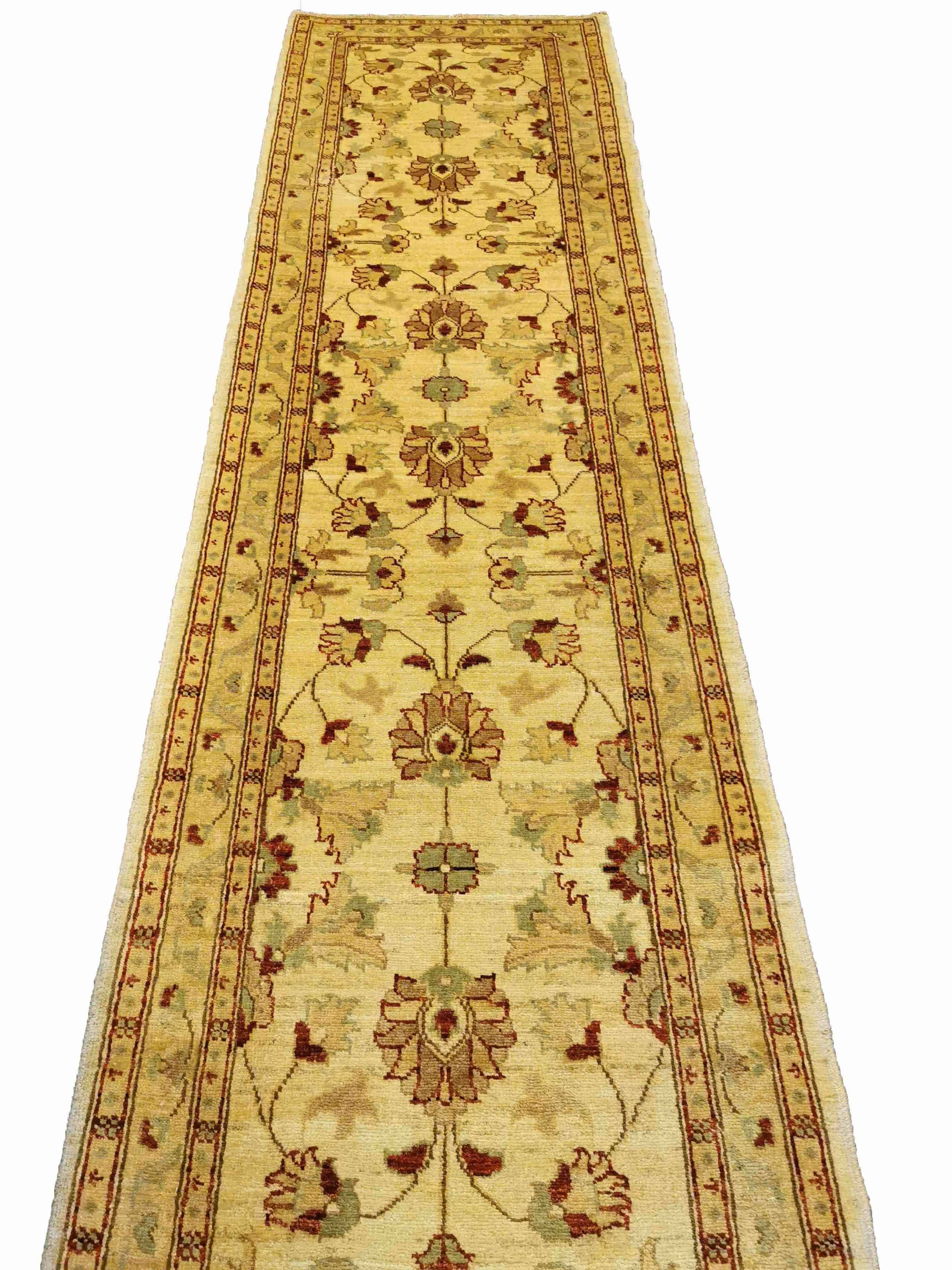 285 x 078 cm Ziegler Runner Yellow Rug - Rugoutlet