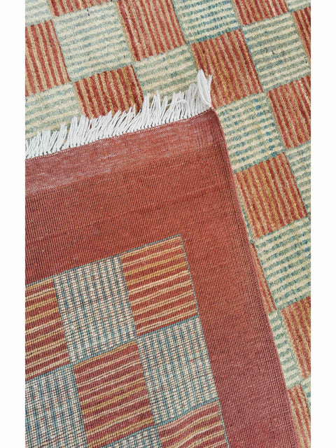 285 x 20 cm Contemporary Modern Orange Rug - Rugmaster