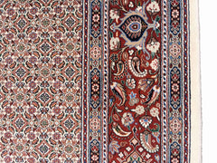 285 x 200 cm Moud Cream Geometric Beige Large Rug - Rugmaster