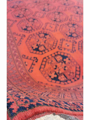 285 x 205 cm Afghan Tribal Red Large Rug - Rugoutlet