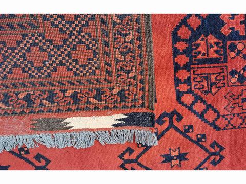 285 x 205 cm Afghan Tribal Red Large Rug - Rugoutlet