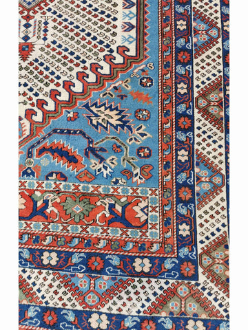 287 x 200 cm Turkish Karz Traditional Blue Large Rug - Rugmaster