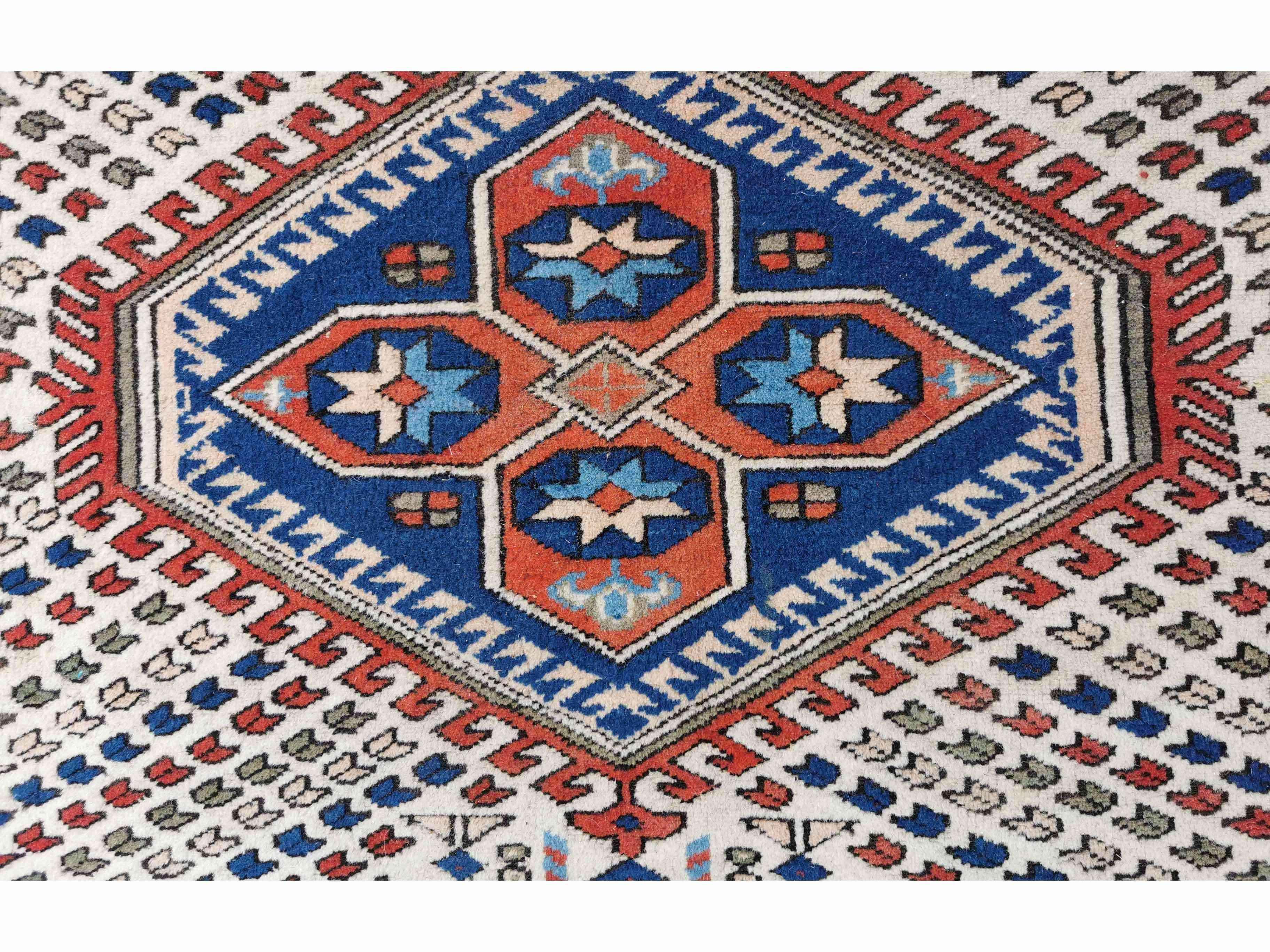 287 x 200 cm Turkish Karz Traditional Blue Large Rug - Rugoutlet