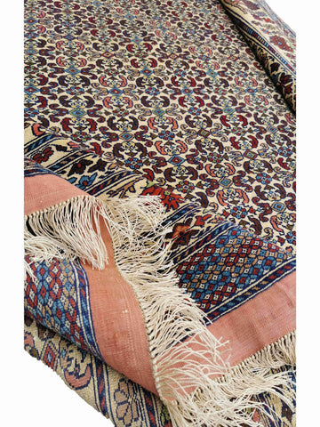 288 x 181 cm Kashmir silk Traditional Orange Large Rug - Rugoutlet