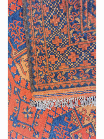 288 x 222 cm Afghan Tribal Red Large Rug - Rugoutlet