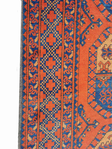288 x 222 cm Afghan Tribal Red Large Rug - Rugoutlet