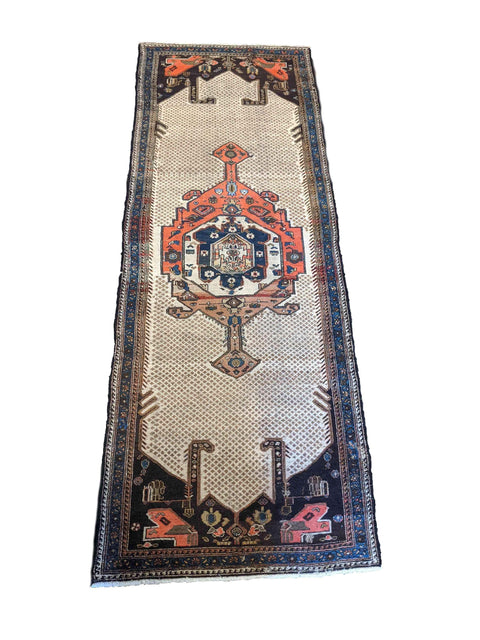 289 x 110 cm Old Tabriz Beige Rug - Rugoutlet