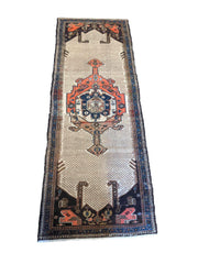 289 x 110 cm Old Tabriz Tribal Beige Rug - Rugmaster