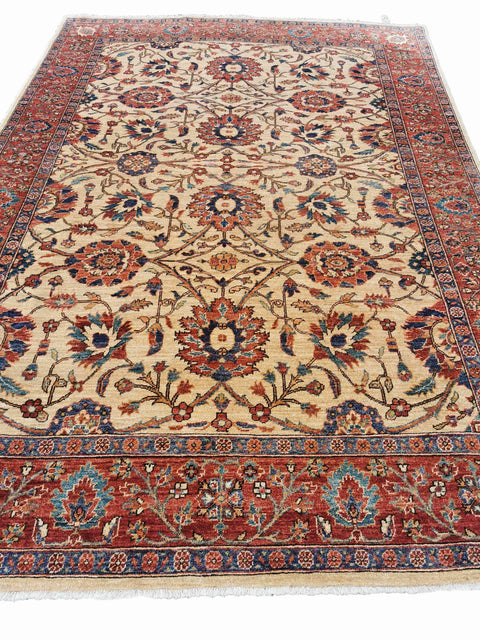 289 x 203 cm Handmade Kazak Red Large Rug - Rugoutlet