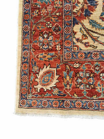289 x 203 cm Handmade Kazak Red Large Rug - Rugoutlet