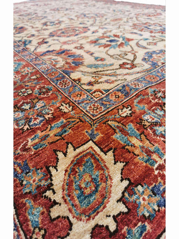 289 x 203 cm Handmade Kazak Red Large Rug - Rugoutlet