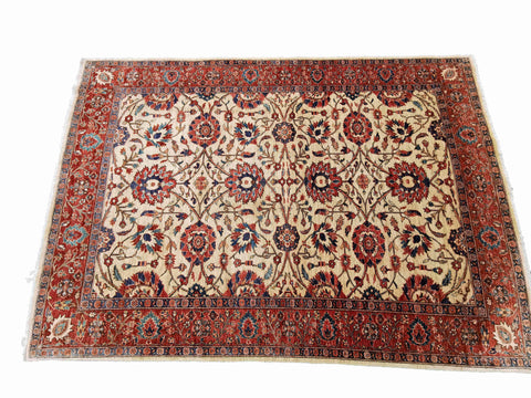 289 x 203 cm Handmade Kazak Red Large Rug - Rugmaster