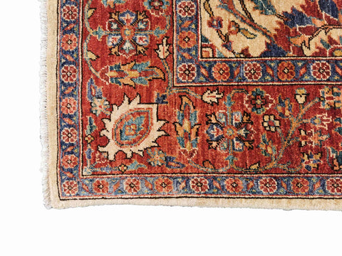 289 x 203 cm Handmade Kazak Red Large Rug - Rugmaster