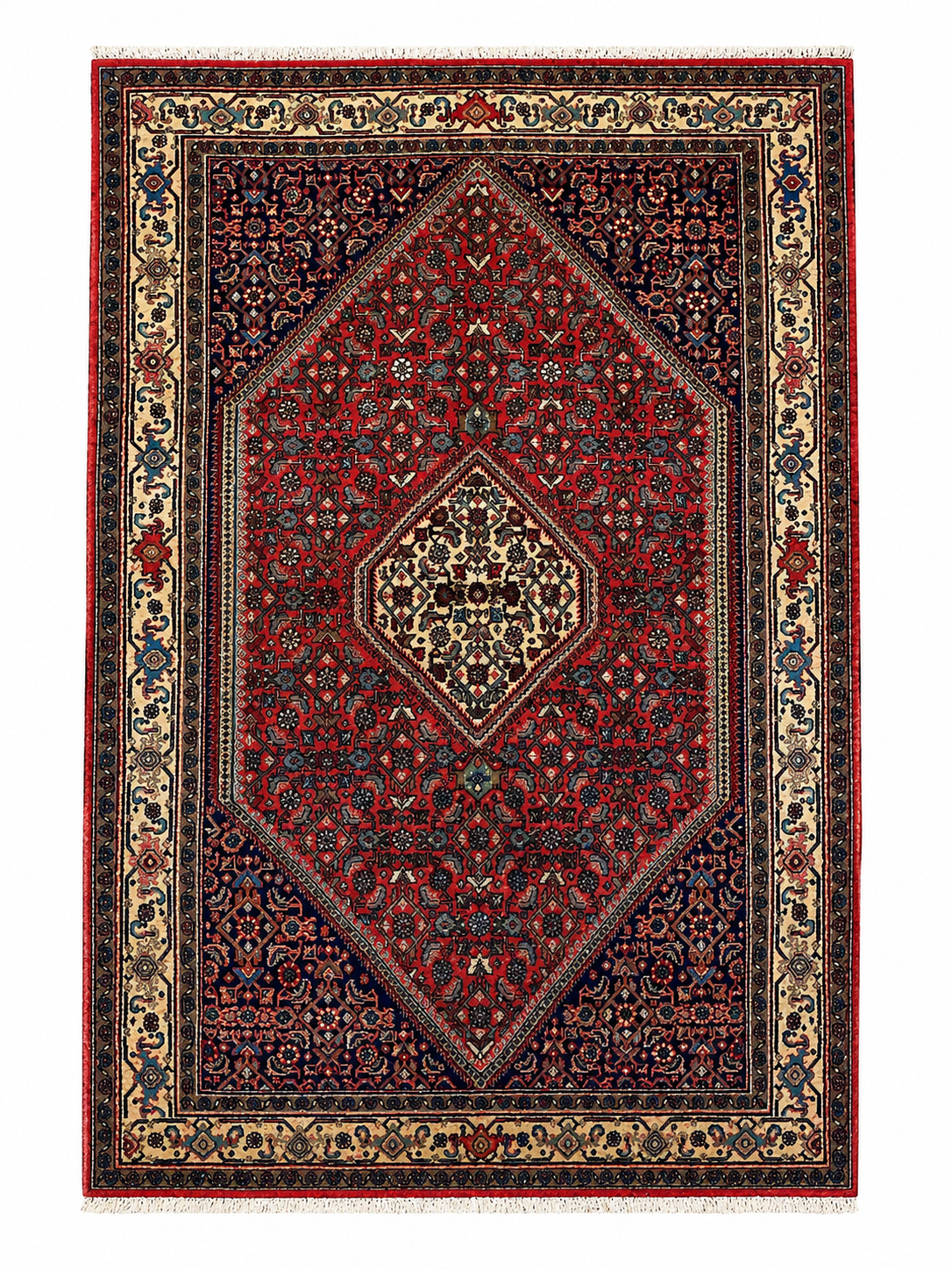 Fine Persian Bijar Rug 225 x 145 cm – Red Traditional Persian Rug