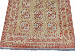 290 x 198 cm Turkomen Traditional Yellow Large Rug - Rugmaster