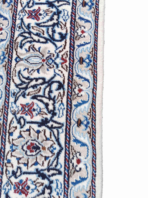 290 x 200 cm Nain 9La Traditional Blue Large Rug - Rugoutlet