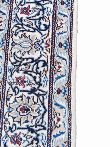 290 x 200 cm Nain 9La Traditional Blue Large Rug - Rugoutlet