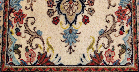290 x 72 cm Persian Nain floral Runner Traditional Yellow Rug - Rugoutlet