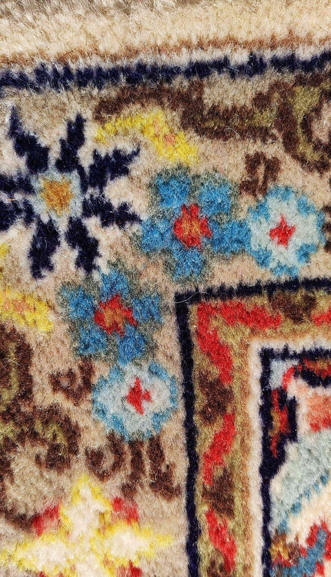 290 x 72 cm Persian Nain floral Runner Traditional Yellow Rug - Rugoutlet