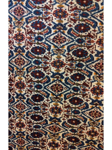 290 x 78 cm Persian Hamadan Traditional Blue Rug - Rugoutlet