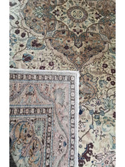 291 x 203 cm Old Anatolian Sand Beige Large Rug - Rugoutlet