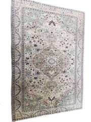 291 x 203 cm Old Anatolian Modern Beige Large Rug - Rugmaster