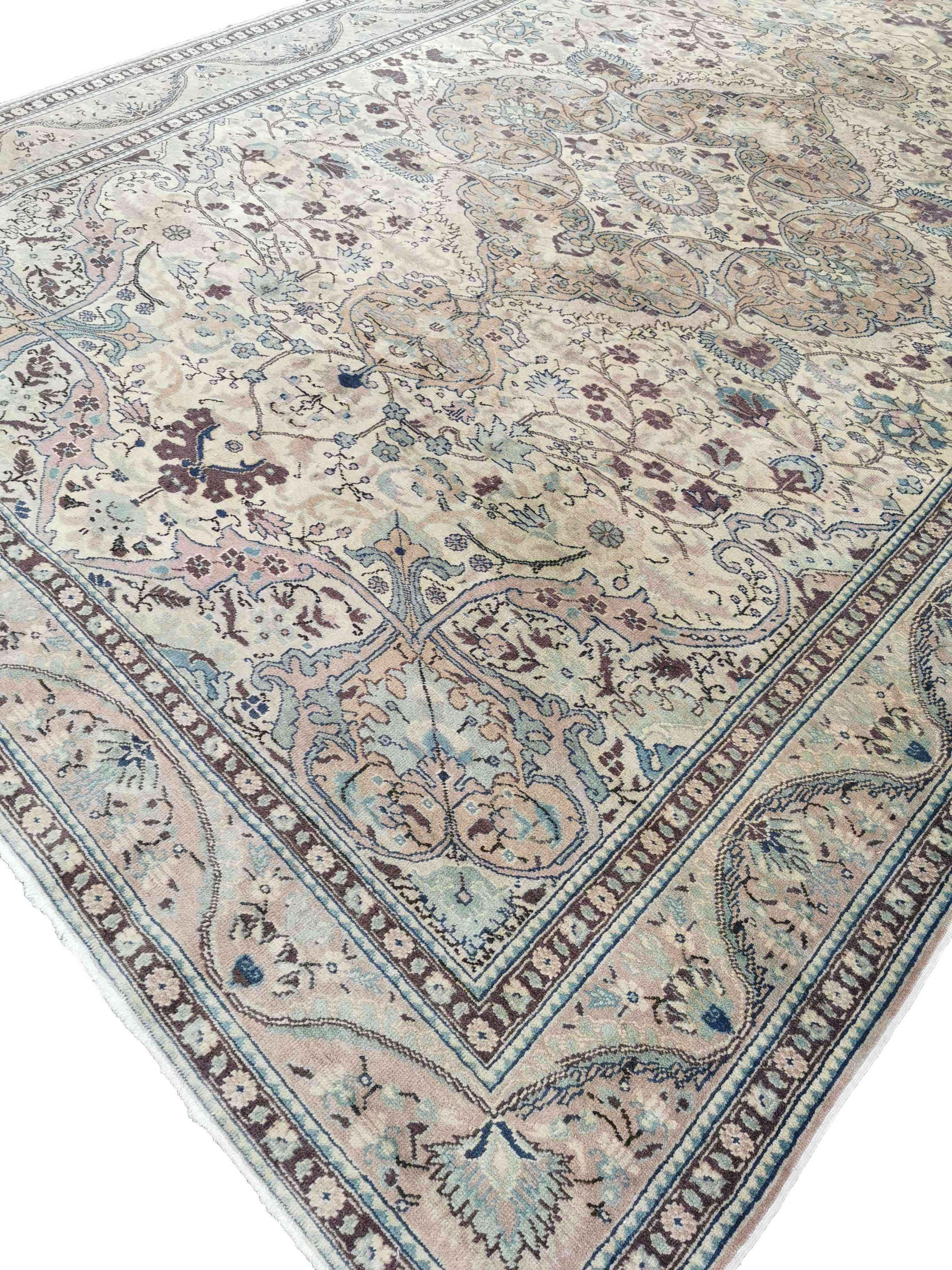 291 x 203 cm Old Anatolian Modern Beige Large Rug - Rugmaster