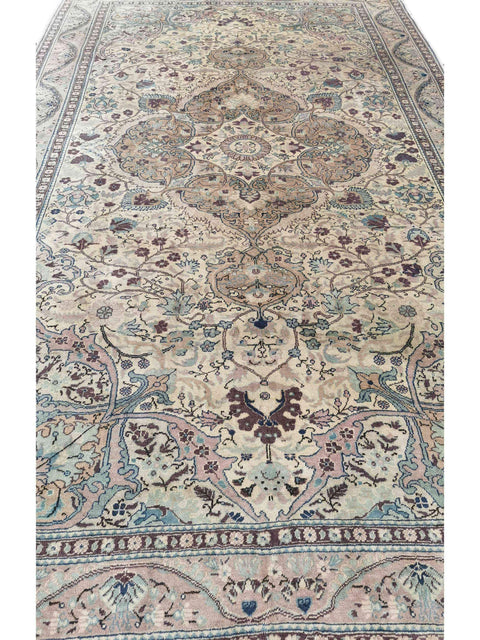 291 x 203 cm Old Anatolian Modern Beige Large Rug - Rugmaster